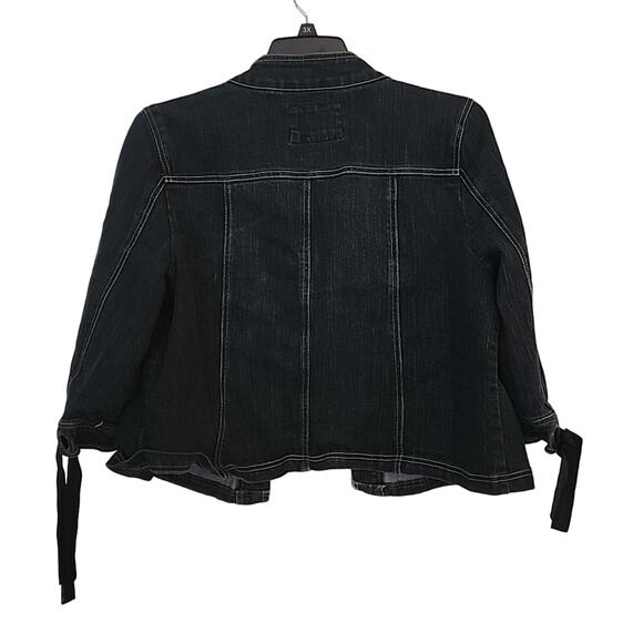 AMI Dark Wash Denim-Like Jacket, XL - Picture 7 of 7